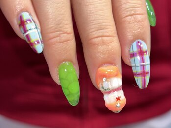 つめノさき/歯ネイル