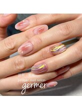 ジェルメ(germer)/トレンド♪桃ネイル！