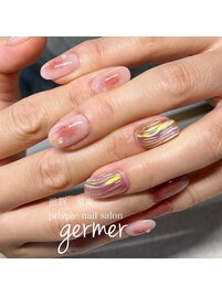 トレンド♪桃ネイル！