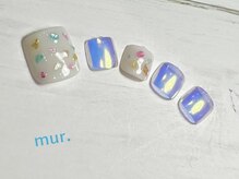 ミュール(mur.)/カラフルシェルの夏ネイル