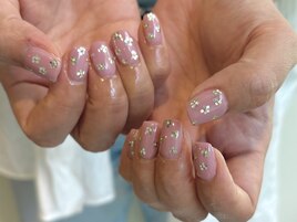 花ネイル　パラジェル