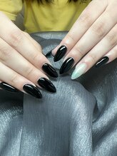 アモールビューティー 新宿店(Amor Beauty)/チップ長さだしワンカラー