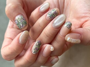 カラーズネイル エビス(Colors Nail Ebisu)の写真/抜け感・バランス・質感、すべてにこだわり抜いたネイルを【アート/フラッシュ/マグネットネイル/韓国】