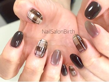 ネイルサロンバース(Nail Salon Birth)/チェック柄