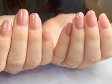 モコモコネイル(mokomoko nail)/上品ワンカラーネイル