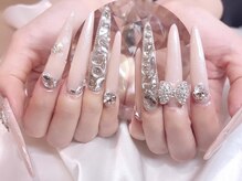 プティネイル 池袋(Puty Nail)/ロング埋め尽くしワンホンネイル