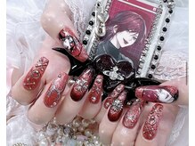 ネイル アリーズ セカンド(nail Allies 2nd)/赤 痛ネイル 推しネイル