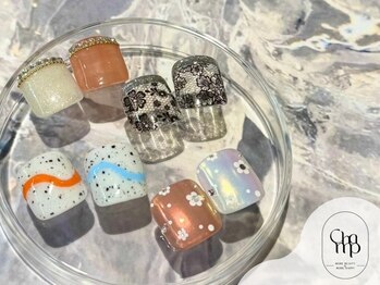 チャンプ 花園店(Champ)の写真/指先から足元まで輝く♪フットネイル定額デザイン!9000円~11000円で理想の足元へ☆