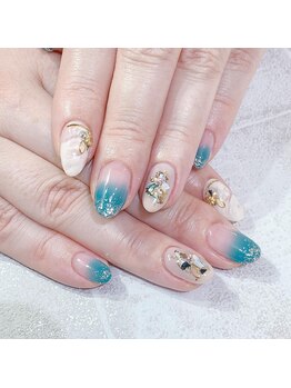 オーブ(AUBE)/夏ネイル