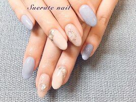 春のお出かけネイル　¥8000