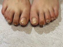 クレセント アイ アンド ネイル 大濠公園店(Crescent)/フットネイル(ピンク系)