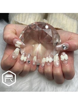 レディスペネイル ノウラ 名駅店(Redispe nail NouRa)/ガーリーネイル