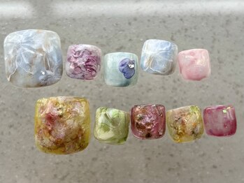 フットネイル、フットデザイン