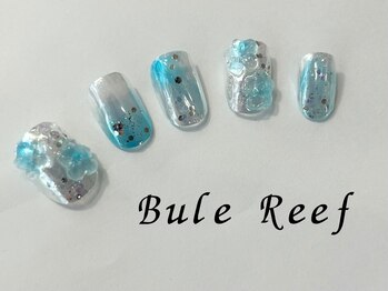 ネイルアンドまつげエクステ ブルーリーフ 四谷三丁目店(Blue Reef)/ブルーネイル