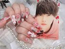 井上瑞稀くん薔薇クロムネイル