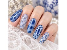 ネイルリンスタジオ 渋谷本店(Nail Rin studio)の雰囲気（手描きではラインのブレが気になる規則性のあるデザインも綺麗★）