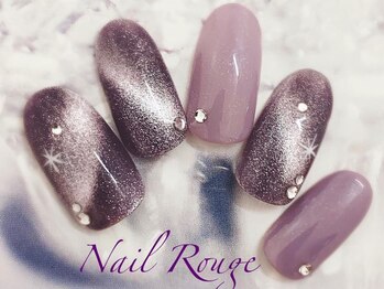 ネイルルージュ(Nail Rouge)/ギャラクシーネイル/華やか