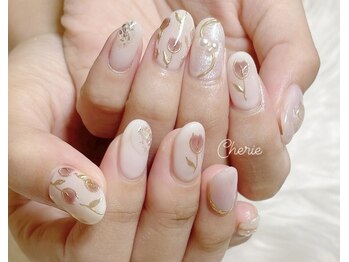 ミラー×ニュアンスネイル