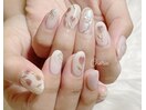 ミラー×ニュアンスネイル