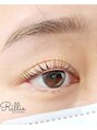 リリー(Rillie)&nbsp;抜け感のある眉毛と自然な仕上がりのまつげパーマ