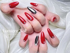 クリスマス/冬ネイル/ツイード