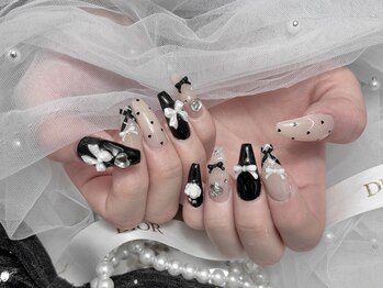 ベルグローアルファネイル(BELLE GROW ALPHA NAIL)/流行りのドットネイル☆