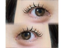 フィックスラッシュ 高知駅前(fix lash)の雰囲気(フラットラッシュ120本/下まつ毛エクステ30本)