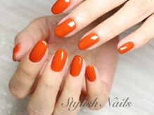 スタイリッシュネイルズ(Stylish Nails)/ワンカラーシンプルレンガ色
