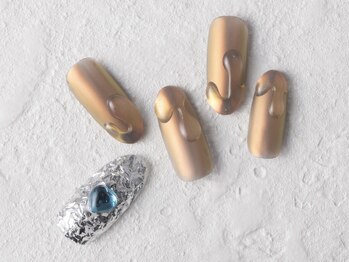 サンミーゴネイル 神戸店(Sunmego Nail)/ミラーマットぷっくりネイル