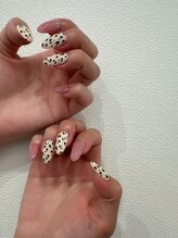 スピードネイル アンド アイ 宇土シティモール店/レオパード　デザイン¥7150