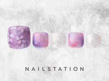 ネイルステーション ルミネ町田店(NAIL STATION)/フラワーネイル／パラジェル