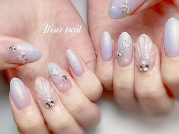 アリサネイル(ALISA NAIL)/ゆるふわ上品定額デザイン