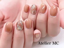 アトリエ エムシー 新富町(Atelier MC)/マグネットネイル+アート