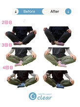 クリア(clear)/あぐらがかけなかった40代女性