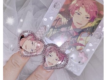 ネイル アリーズ セカンド(nail Allies 2nd)/ハートフレーム 痛ネイル 推し