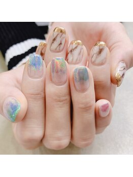 プライズアイリス アイラッシュ 池袋東口店(prize Iris eyelash)/ユニコーンネイル【池袋】