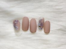 モンスリールネイル(Mon sourire nail)/【ハンド】定額アート6980円