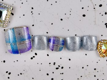 ショコ アンド ラム(Syoko&Lum)/☆マグチェックネイル☆