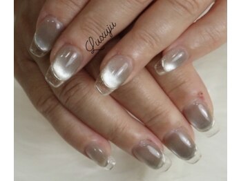 ラグジュ(LUXUJU)/３. マグネットネイル-5-