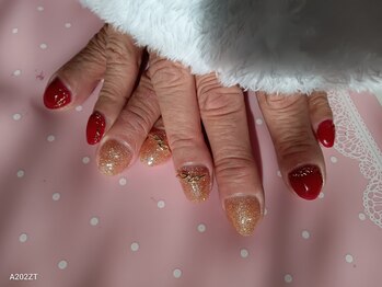 イーズ(ease)/レッド グリッターミラー