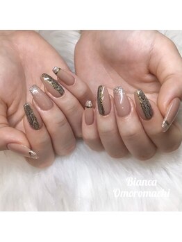 ビアンカ 沖縄おもろまち店(BIANCA)/蛇柄×ヌーディーカラー