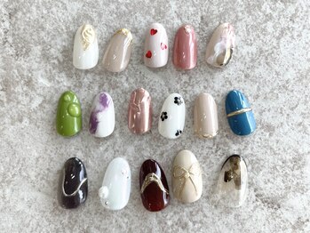 選べる シンプルデザインネイル