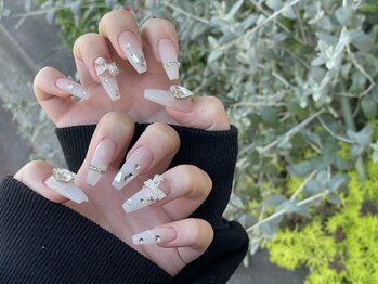 ネイルサロン ステラ(Nail Salon STELLA)/【スカルプ】ガーリーヌーディー