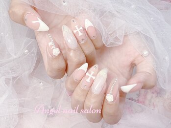 エンジェルネイルサロン(Angel nail salon)の写真/10本アート×10本長さだしスカルプ◇他の人と差を付けたいなら！理想のデザインをご提供♪持ち込みOK