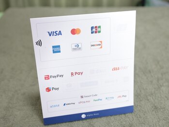 リボディ調整院 上野(Re-body調整院)/お支払い方法はほぼ全対応◎