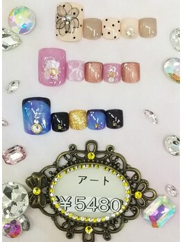 ネイルンデコ (Nailn Deco)/フット☆アートセレクト 5480円