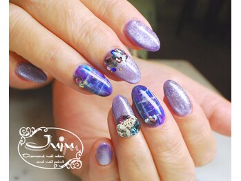 ジュジュ(Juju)/冬ネイル ツイードネイル