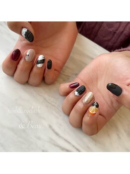 アンドボー(&Beau)/バレンタインネイル♪