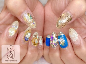 ネイルズガッシュ 蒲田東口店(NAILsGUSH)/キラキラ/ビジュー/ワンホン