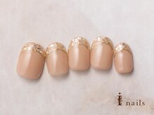 アイネイルズ 横浜EAST店(I-nails)/キラキラフレンチネイル